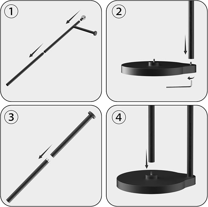 Toilet Paper Holder for Bathroom, Heavy Weighted Metal Free Standing Toilet - Image 7