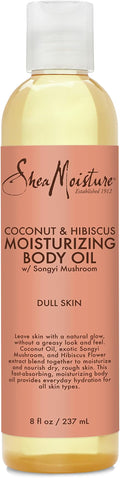 Shea Moisture Coconut & Hibiscus Massage Oil and Body Oil by SheaMoisture