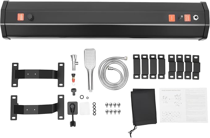 Portable Water Tank for Camping, 7.93 Gallon Roof Rack Mount Road Shower Water - Image 3