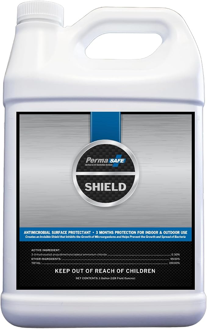PermaSafe Shield, 90-Day Antimicrobial Surface Protectant; Mold, Algae and Odor by PermaSafe