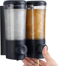 Shampoo and Conditioner Dispenser No Drill Shower Soap Dispenser Wall Mounted by HuotdySuntys