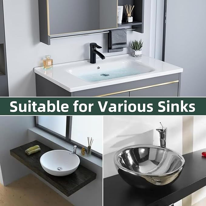 Bathroom Sink Stopper Hair Catcher, Pop-up Sink Drain Strainer - Image 5