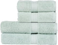Christy Renaissance 4 Piece Blue Towel Set | 100% Egyptian Cotton | Luxury by Christy