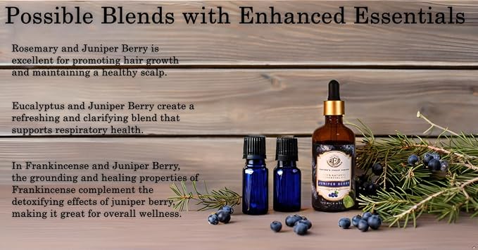 Luxurious Juniper Berry Essential Oil by Enhanced Essentials| Slow Distilled & - Image 4