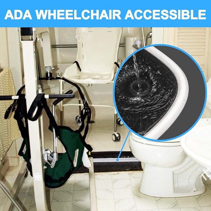 Duzzy 39 Inch Collapsible Shower Threshold Water Dam, Suitable - Image 3