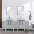 eclife 84" Modern Bathroom Vanity Sink Combo Freestanding Cabinet by eclife