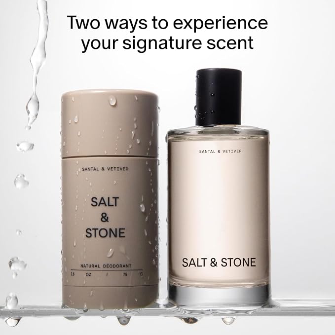 Salt & Stone Signature Scent Duo Set | 48 Hour Aluminum-Free Deodorant & - Image 2