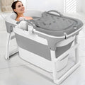 Foldable Bathtub for Adults, Portable Bathtub for Shower, Effortless by Unknown