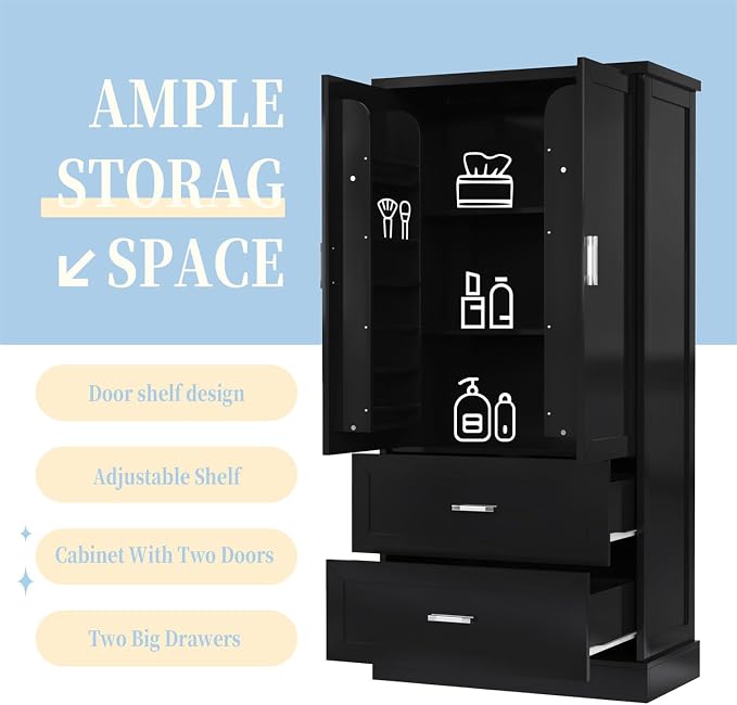 Polibi Tall Storage Cabinet - Image 4