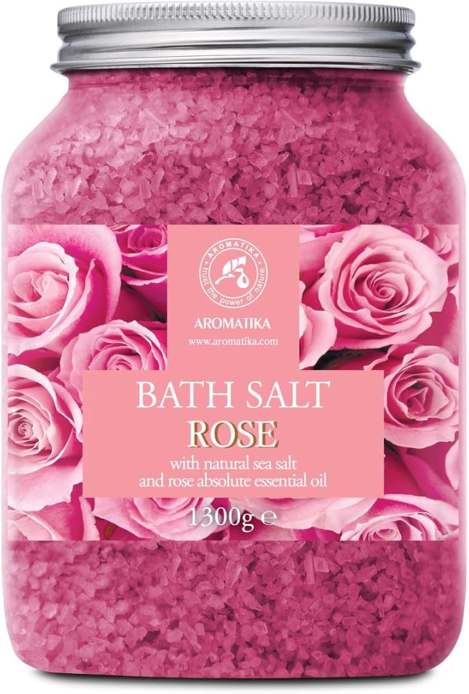 Rose Bath Salts 46 Oz by Aromatika
