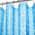 Ga-Geetopia Narrow Size Blue Pearl 3D EVA Stall Shower Curtain Liner, 36x72 by Ga-Geetopia