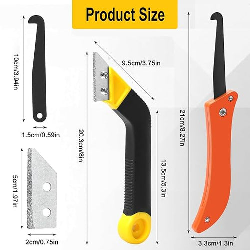 14pcs Grout Removal Tool Kit, 2 Tile Grout Saws - Image 2