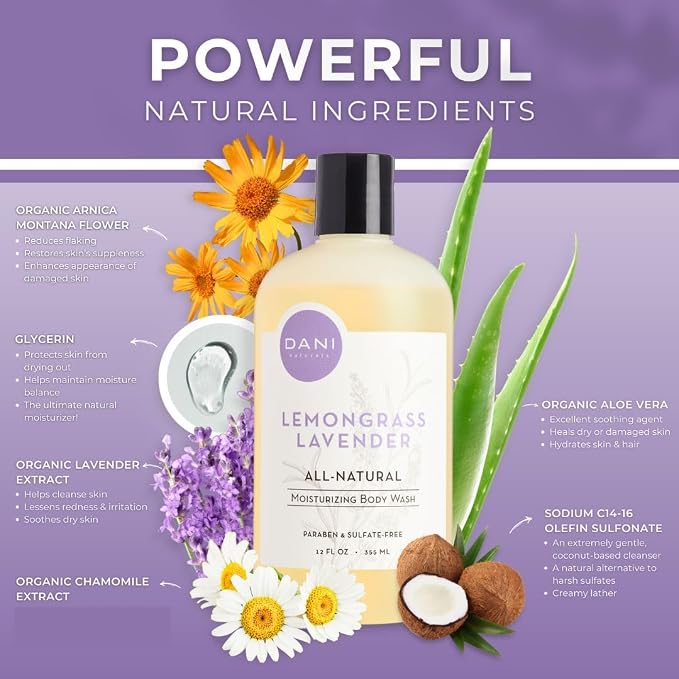 DANI Naturals Moisturizing Body Wash - Image 2