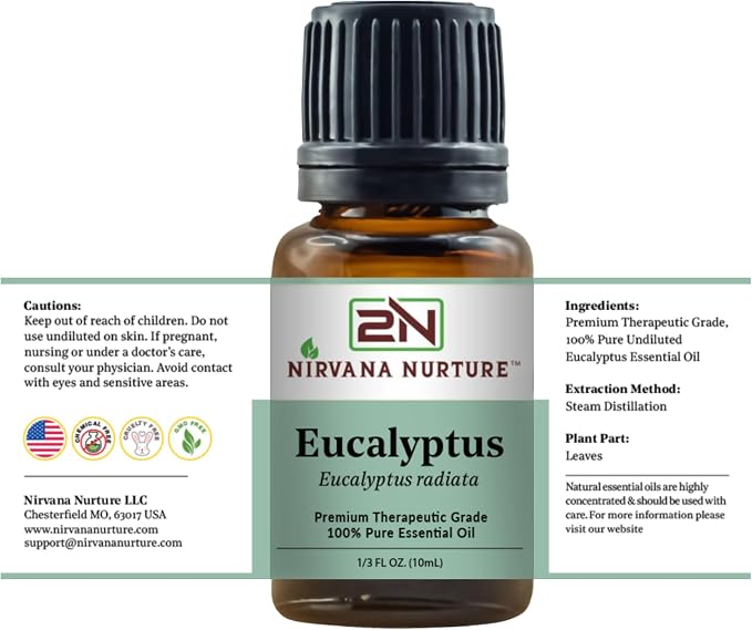 Eucalyptus Essential Oil 100% Pure Premium Therapeutic Grade, Undiluted - Image 7