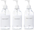 MaisoNovo Refillable Shampoo and Conditioner Bottles | 16.9 fl oz Set of 3 by MaisoNovo-TheArtofSustainableLiving