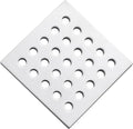 3.75 Inch Square Shower Drain Cover 95MM Floor Drain Grate by Holge