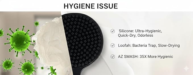 ARK Silicone Scrubber for Shower, 17 in Lengthened Long Handle Body Brush - Image 3
