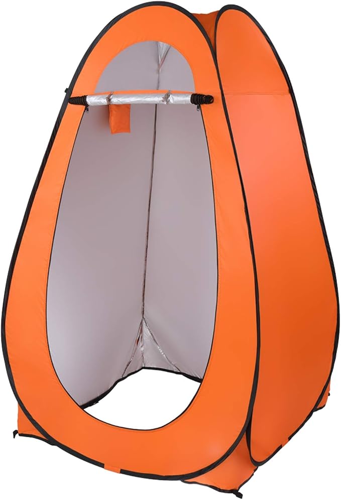 Pop Up Privacy Shower Tent, Portable Outdoor Bathroom Toilet Changing Dressing - Image 2