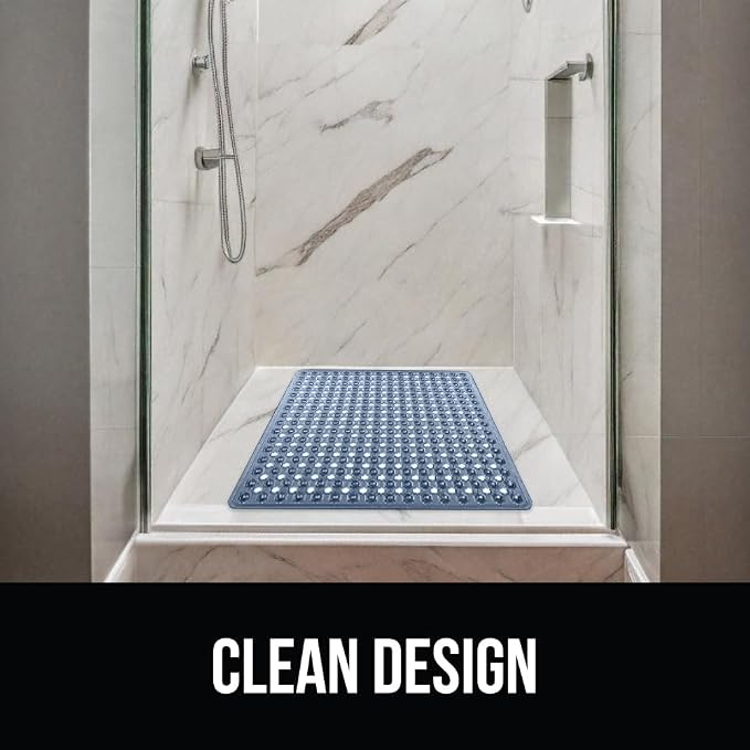 GORILLA GRIP Patented Square Shower Stall Mat, Small Bathtub Floor Mats - Image 8