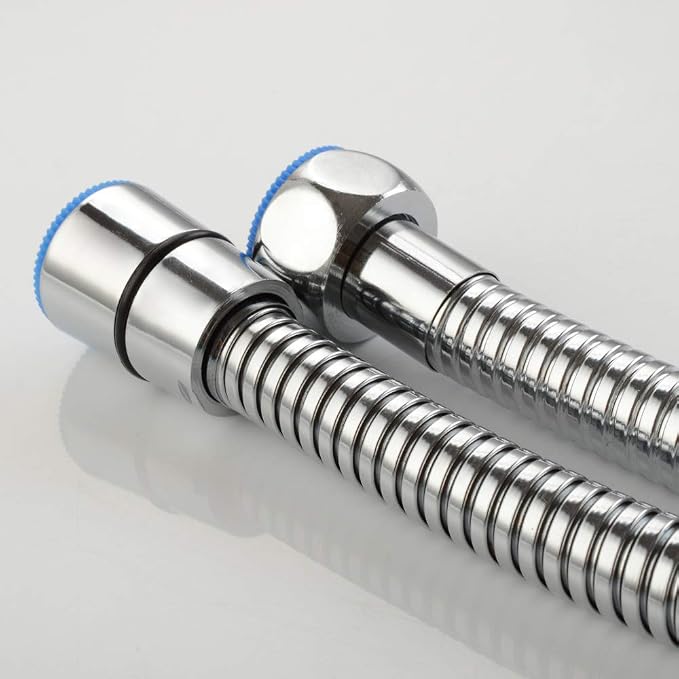 Extra Long Hand Shower Hose 118", Angle Simple Stainless Steel Flexible Shower - Image 7