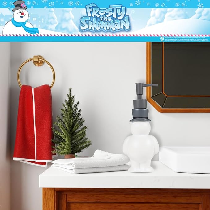 Frosty The Snowman Holiday Christmas Soap/Lotion/Hand Sanitizer Resin Pump - Image 4