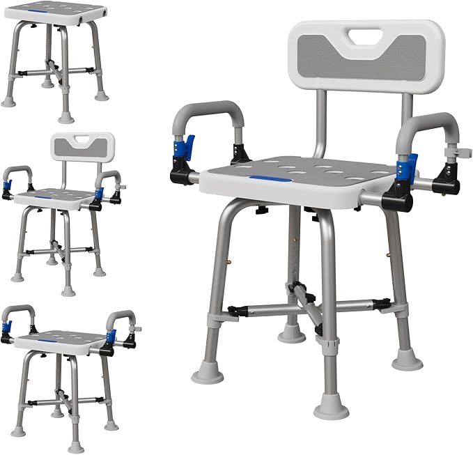 Shower Chair for Seniors Elderly Handicap Disabled Or Bariatric Adults Heavy by Unknown