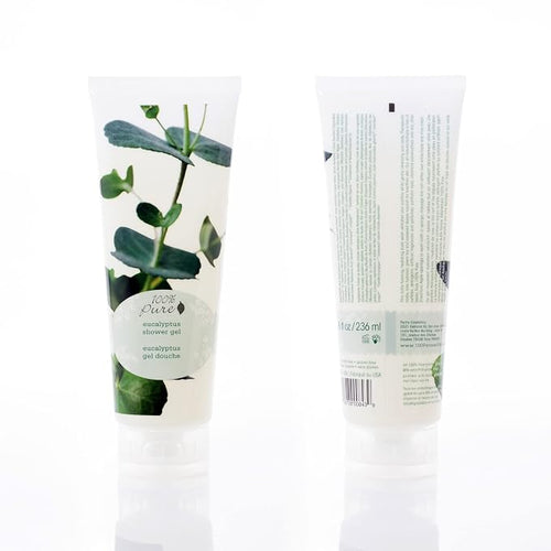 100% PURE Eucalyptus Shower Gel Natural Foaming & Hydrating Body Wash - Image 2