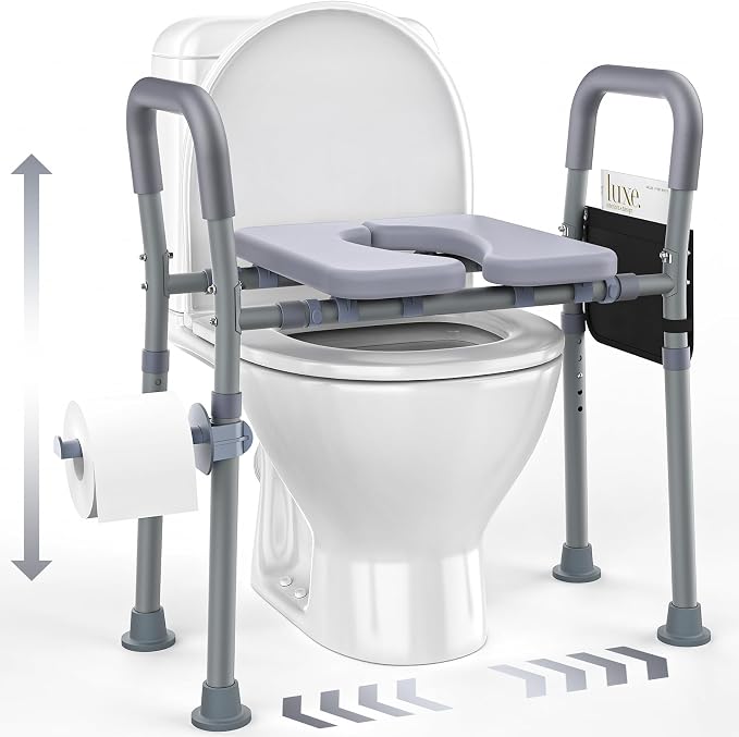 Toilet Seat Risers for Seniors, Raised Toilet Seat by Unknown