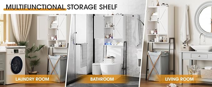 Over The Toilet Storage Cabinet - Image 9
