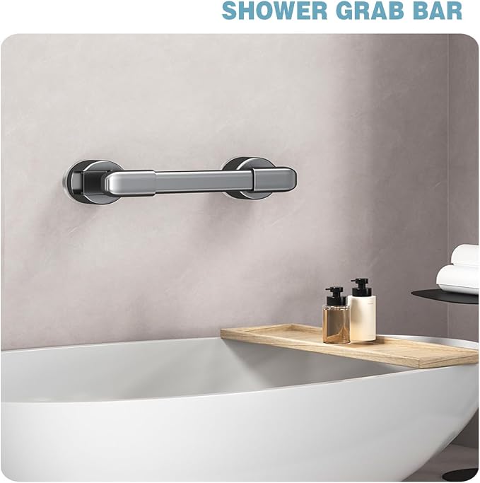 Suction Cup Grab bar for Shower，Suction Grab Bars for Showers，Bathroom Shower - Image 3