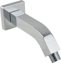 Aquaiaw Square Shower Arm and Anti-Scratch O-Ring Flange, 6 inch, Solid Brass by AQUAIAW