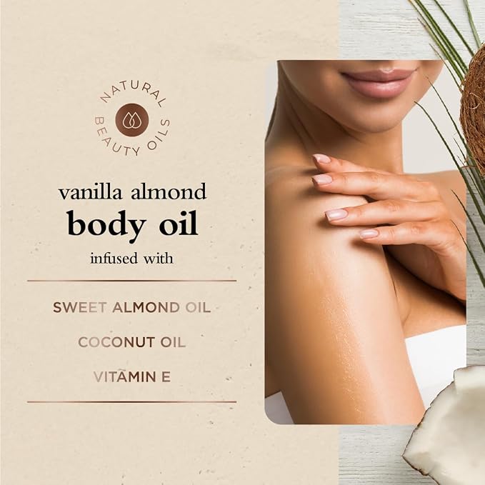 Oliology Vanilla Almond Body Oil – Hydrating Blend - Image 4