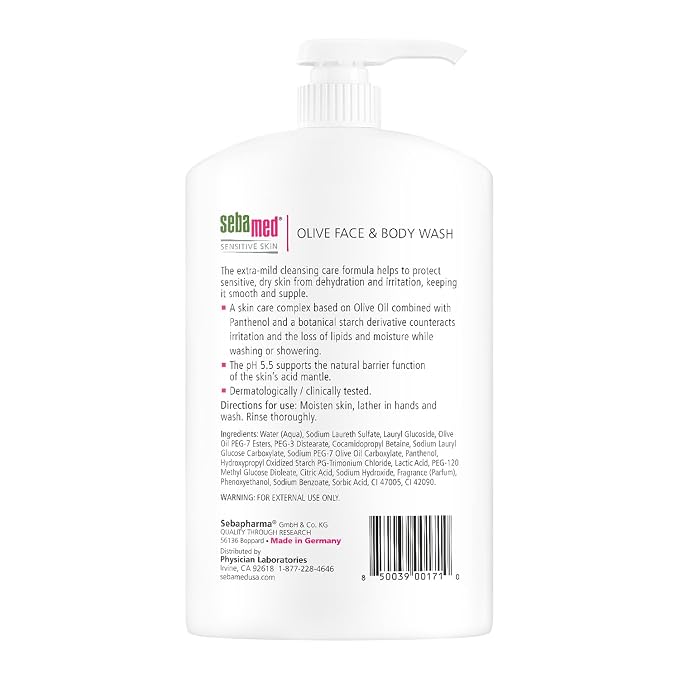 Sebamed Olive Face and Body Wash - Image 2
