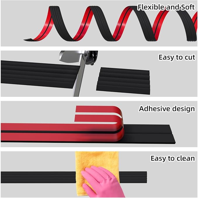 20FT Flexible Wall Corner Protector Moulding Trim, Peel and Stick Inside & - Image 8
