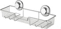SANNO Suction Cup Shower Caddy Storage Combo Organizer, No Damage Bath Shelf by SANNO