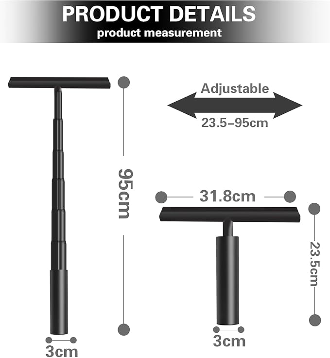 Professional Shower Squeegee for Glass Doors, 12 Inch Squeegee for Shower Glass - Image 2
