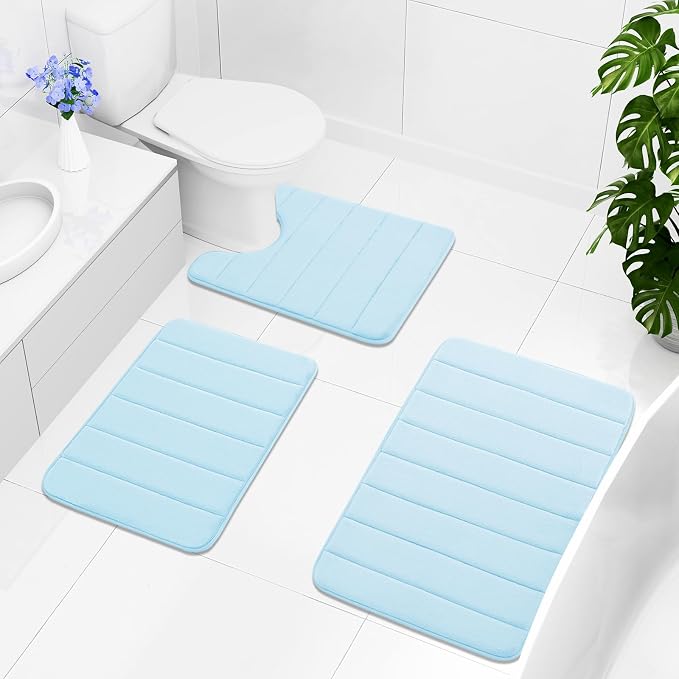 Buganda Memory Foam Bath Mat, 35.4" x 24", Ultra Soft and Non-Slip Bathroom Rugs - Image 8