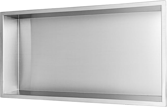 No Tile Needed Shower Niche for Shower Room Storage, Recessed Wall Niche Insert - Image 8