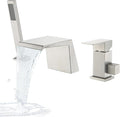 LIWEIKE Roman Tub Faucet with Sprayer Deck Mount Bathtub Faucet with Hand Shower by LIWEIKE