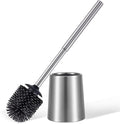 Stainless Steel Toilet Brush and Holder Toilet Brush Bowl Cleaning Brush Double by Smartbin