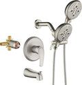 L829-2 Brushed Nickel Shower Faucet Set by SHAMANDA