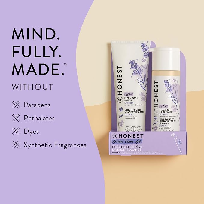 The Honest Company 2-in-1 Cleansing Shampoo and Body Wash Face Lotion Bundle - Image 4