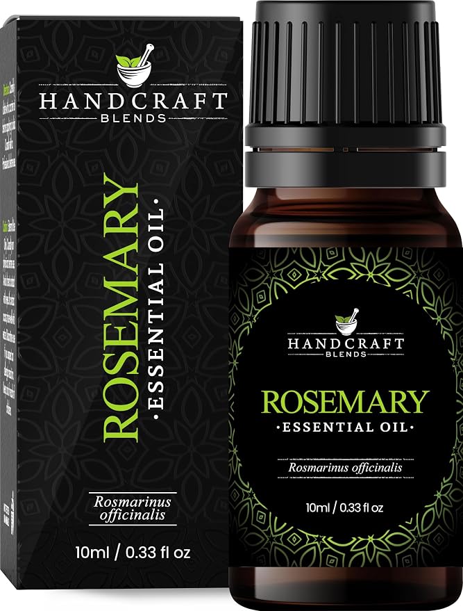 Handcraft Blends Rosemary Essential Oil – 0.33 Fl Oz – 100% Pure and Natural – by HandcraftBlends