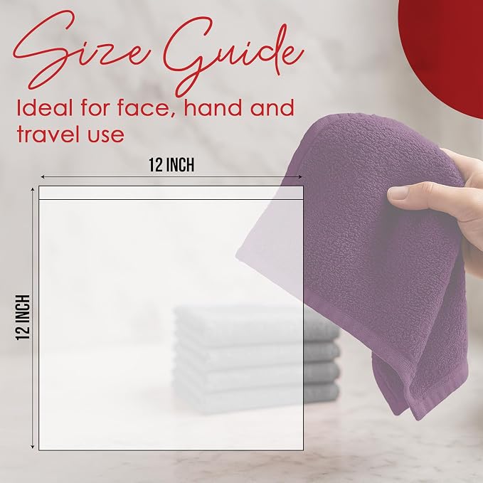 RIVERSIDE 12 Pack Washcloths - Image 2