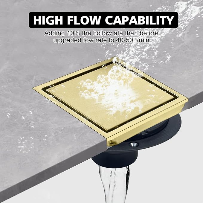4 Inch Square Shower Drain - Image 5