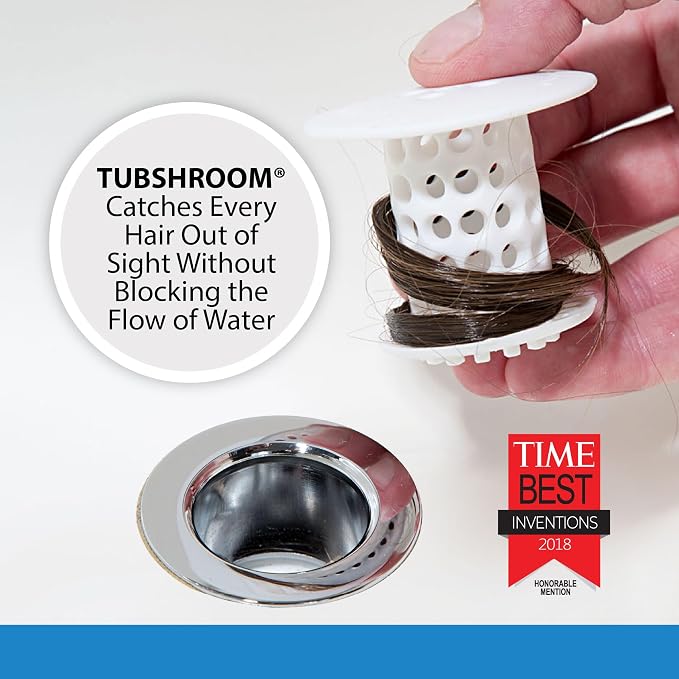 TubShroom Tub Drain Hair Catcher Strainer, Fits 1.5” – 1.75” Bathtub and Shower - Image 7