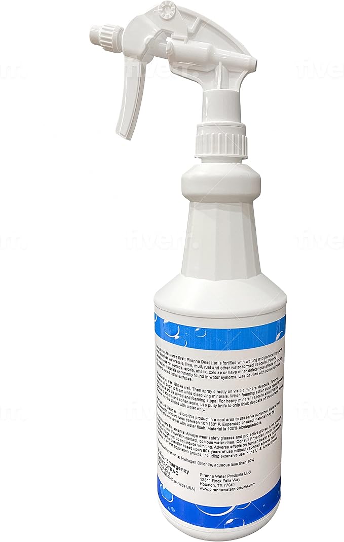 Piranha Water Pool Tile and Shower Calcium Descaling Spray - Image 8