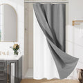 3 in 1 Stall Half Size Shower Curtain Set-36 W x 72 H by Unknown