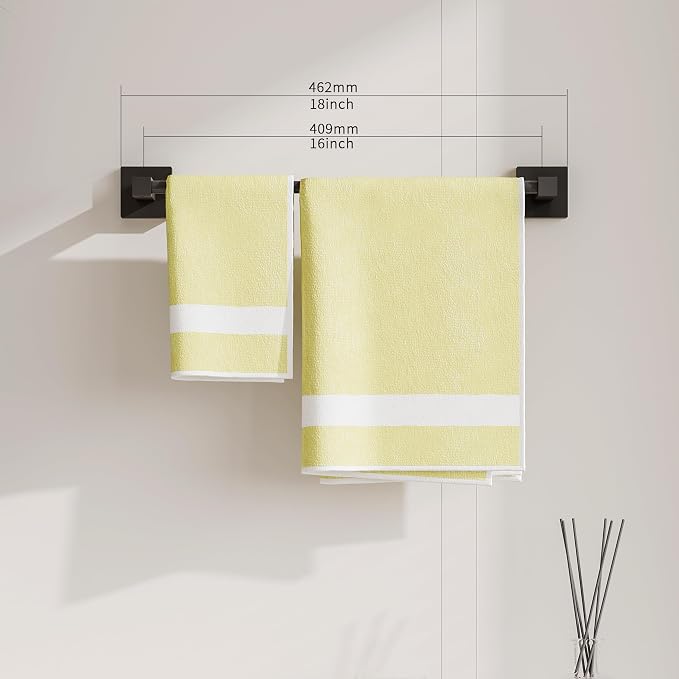 RUACQ Towel Bar 16 inch, Towel Racks - Image 3