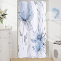 Small Stall Boho Watercolor Floral Shower Curtain 36 x 72, Artistic Narrow Half by Decorateyourhome